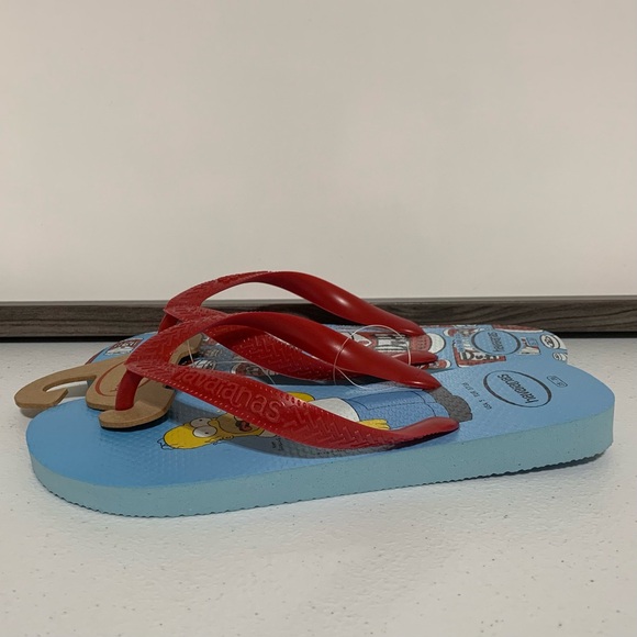 Havaianas The Simpsons Flip Flop Sandals-Size 5 NWT - Picture 5 of 10